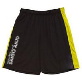 BERMUDA FUTSAL PRETO C/ AMARELO M