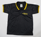CAMISA POLO PRETO C/ AMARELO 06