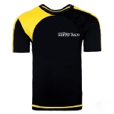 CAMISETA FUTSAL PRETO C/ AMARELO M