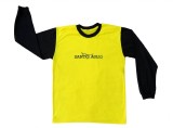 CAMISETA MANGA LONGA AMARELO C/ PRETO 06